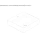 Rectangular Globothin® washbasin Sertania