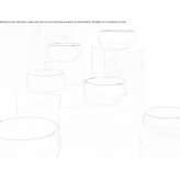 Round ceramic washbasin, countertop Brandico