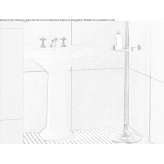 Free-standing ceramic washbasin Birkfeld