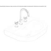 Ceramic washbasin with overflow Neponsit