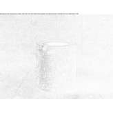 Free-standing round washbasin made of natural stone Esendere