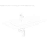 Ceramic washbasin with overflow Matignon