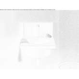 Round, single ceramic washbasin mounted to the wall Nestorio