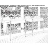 Umywalka konsolowa z wieszakiem na ręczniki Hojby