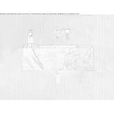 Rectangular marble wall-hung washbasin Fahrdorf