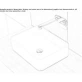 Ceramic countertop washbasin Eloy