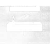 Resin Stone rectangular single wall sink Rugles