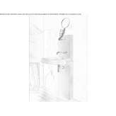 Rectangular Cementoskin® washbasin on a pedestal Pogorze
