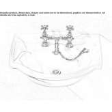 Umywalka montowana do ściany Hanaskog