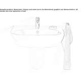 Ceramic washbasin Odiham