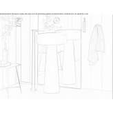 Freestanding round Cristalplant® washbasin Bavay