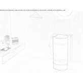 Freestanding round washbasin in stainless steel Valtimo