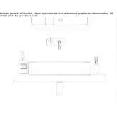 Rectangular countertop washbasin mounted to the wall Prechac