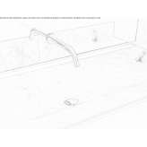 Built-in rectangular marble sink Wisniowa