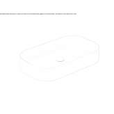 Ceramic countertop washbasin Pelm