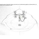 Corner washbasin mounted to the wall Hanaskog