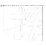 Freestanding round Cristalplant® washbasin Kefenrod