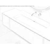 Corian® washbasin Ladan