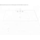 Wall-mounted washbasin Ruoti