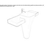 Ceramic washbasin Rowland