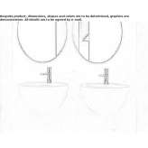 Ceramic washbasin mounted to the wall Regimin