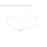 Oval countertop washbasin Gardeja