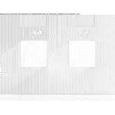 Square wall washbasin in Carrara marble Llangain