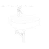 Diamatec® wall-mounted washbasin Dolores