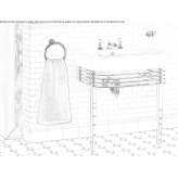 Console washbasin Solon