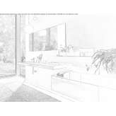 Washbasin with integrated countertop Recife