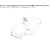 Ceramic washbasin mounted to the wall Newnan