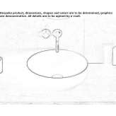Acovi® single countertop washbasin Olemps