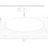 Acovi® oval countertop washbasin Cistella