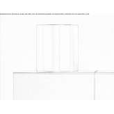 Round countertop washbasin made of stainless steel with overflow Paita
