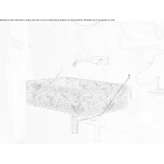 Rectangular marble wall-hung washbasin Portena