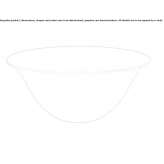 Round countertop washbasin made of porcelain stoneware Commer