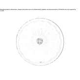 Umywalka okrągła podtynkowa Hanaskog