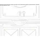 Round countertop Pietra Gray marble washbasin Brinklow