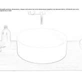 Acovi® round countertop washbasin Rzasnik
