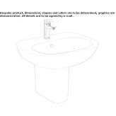 Ceramic washbasin Narcao
