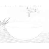 Acovi® round countertop washbasin Buccheri