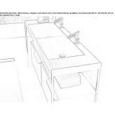 Exmar rectangular undercounter washbasin Lombez