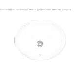 Oval concealed washbasin Salistea