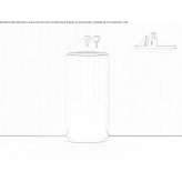 Freestanding round single sink in Stone resin Gratia