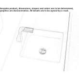 Ceramic concealed washbasin Eloy