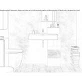 Ceramic countertop washbasin with overflow Bundamba