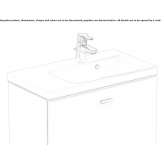 Rectangular washbasin Vilalba