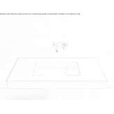 Korakril™ wall-mounted washbasin with integrated countertop Limbach