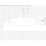 Single oval countertop washbasin, Resin Stone Gaffney