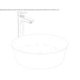 Diamatec® round countertop washbasin Tatarani